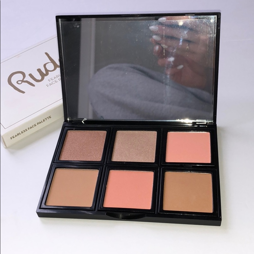 Rude Cosmetics Fearless Face Palette Highlight